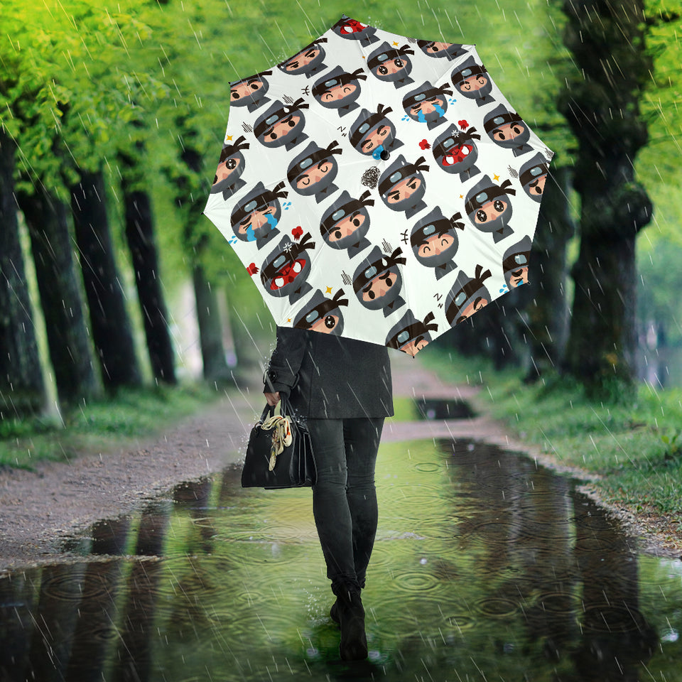 Cute Ninja Design Pattern Umbrella