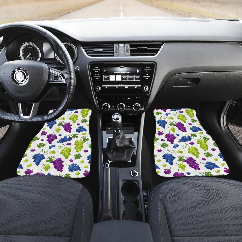 Grape Pattern Front Car Mats