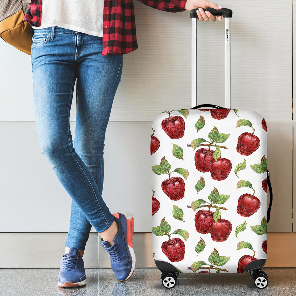 Red Apples Pattern Luggage Covers