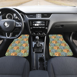 Dice Pattern Print Design 05 Front Car Mats