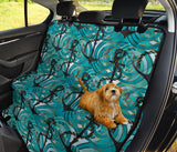 Anchor Nautical Green Background Dog Car Seat Covers