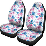 Hummingbird Pattern Print Design 02 Universal Fit Car Seat Covers