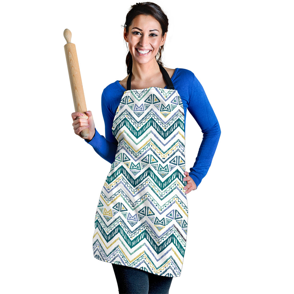 Zigzag  Chevron Paint Design Pattern Adjustable Apron