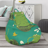 Cute Frog Dragonfly Design Pattern Bean Bag Cover