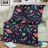 Colorful Space Pattern Planet Star Premium Blanket