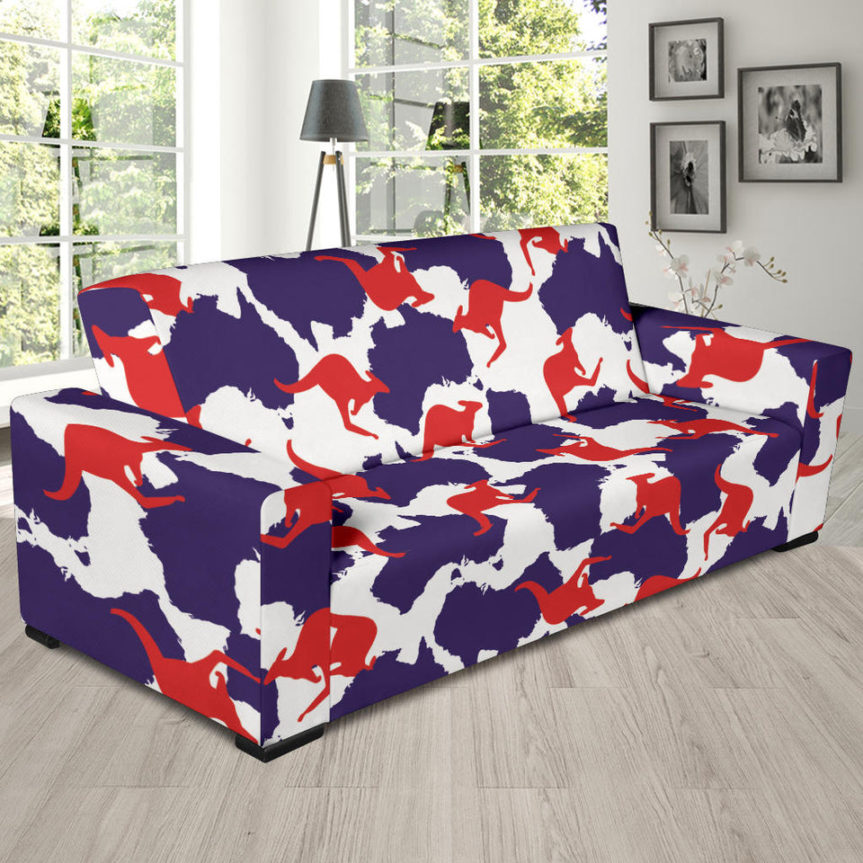 Kangaroo Australian Pattern Sofa Slipcover