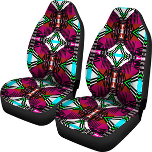 Pretty Pink  Set Of 2 Car Seat Covers