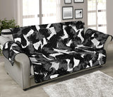 Crow illustration pattern Sofa Cover Protector