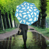 Cute White Sea Lion Seals Pattern Umbrella