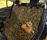 Snake Skin Pattern Dog Car Seat Covers