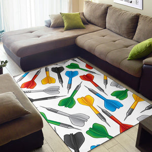 Darts Pattern Print Design 03 Area Rug