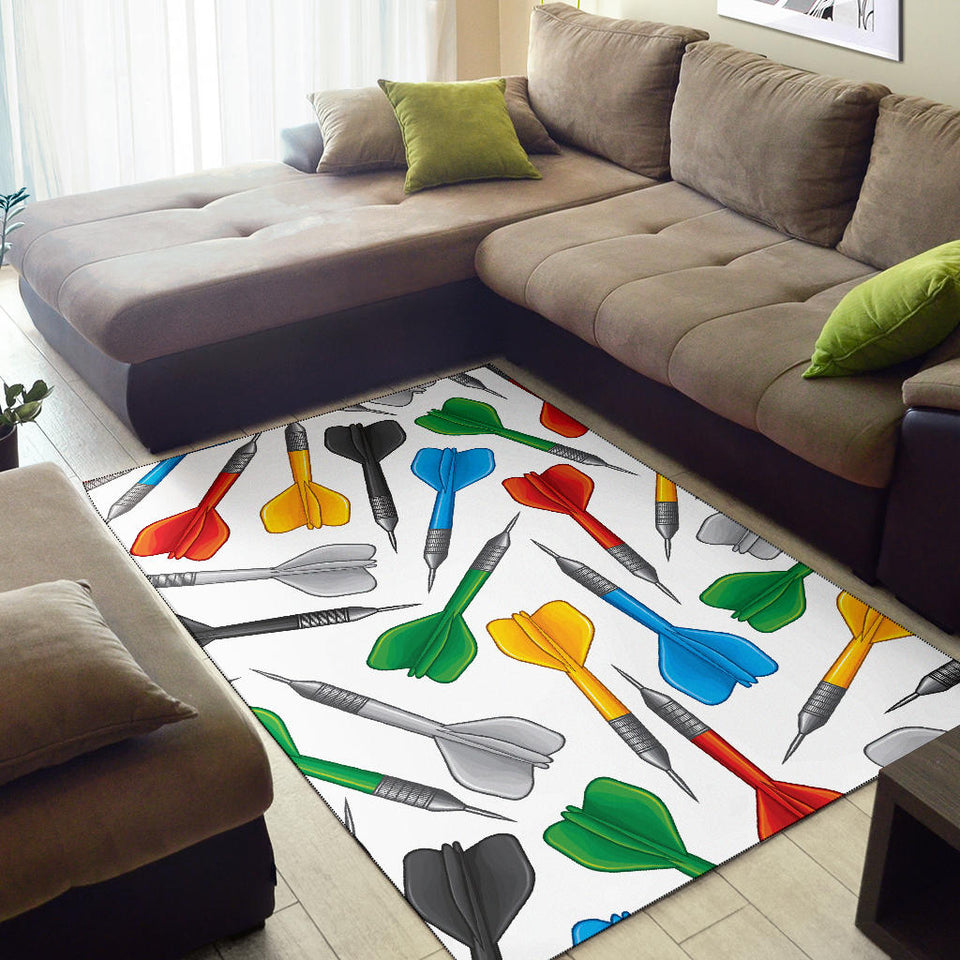 Darts Pattern Print Design 03 Area Rug