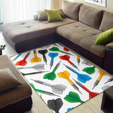 Darts Pattern Print Design 03 Area Rug