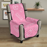 Sweet candy pink background Chair Cover Protector