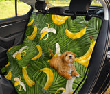 Banana Palm Leaves Pattern Dog Car Seat Covers