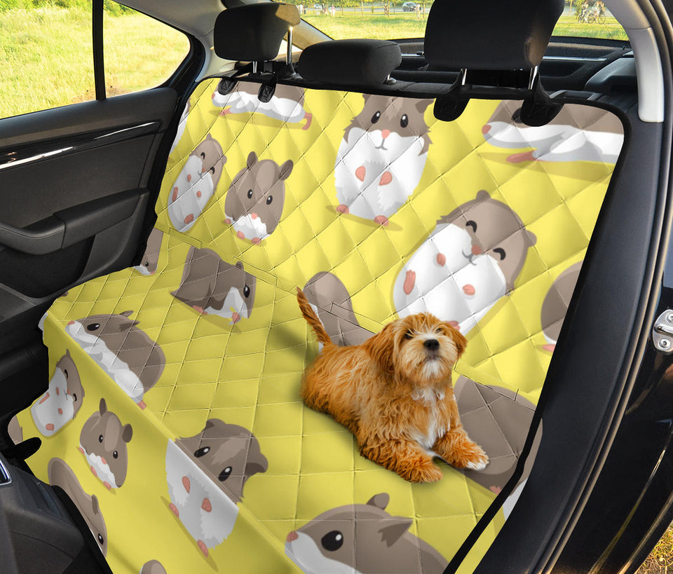 Cute Hamster Pattern Dog Car Seat Covers