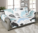 Cute dolphins Childish Style pattern Sofa Cover Protector