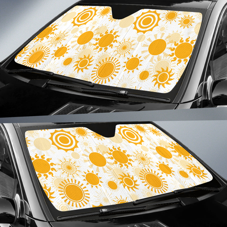 Sun Design Pattern Car Sun Shade