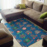 Darts Pattern Print Design 02 Area Rug