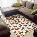 Corgi Christmas Pattern Area Rug