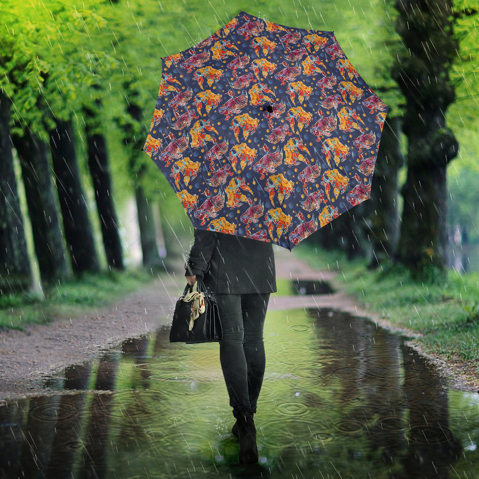 Goldfish Pattern Print Design 05 Umbrella