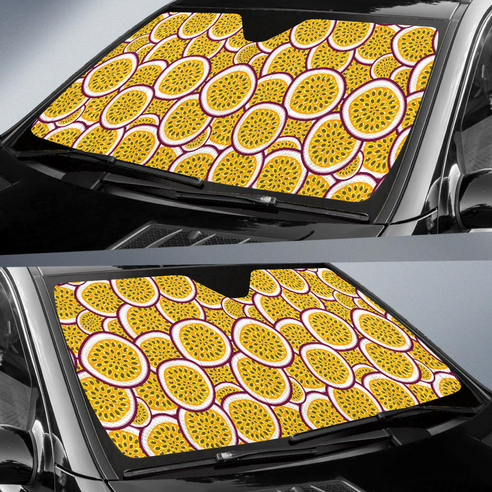 Passion Fruits Slice Pattern Car Sun Shade