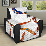Boomerang Australian aboriginal ornament pattern Recliner Cover Protector