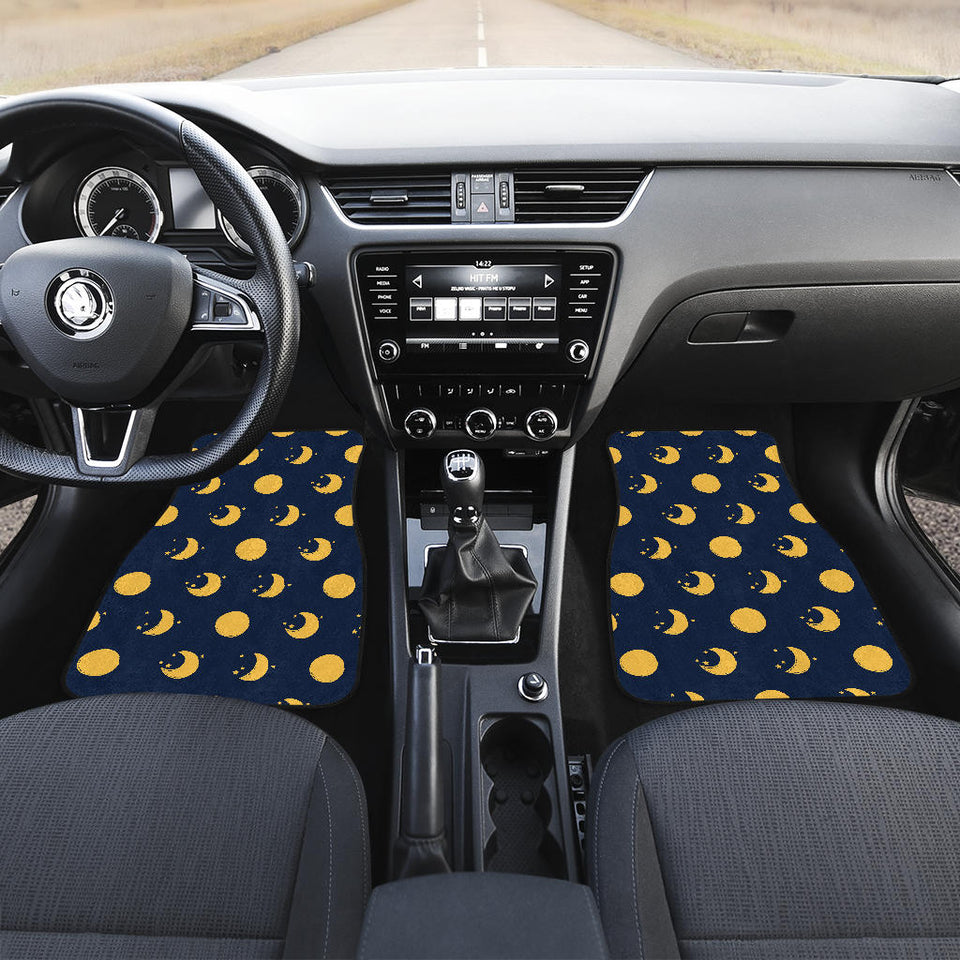Moon Star Pattern Front Car Mats