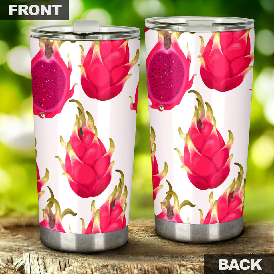 Dragon Fruits Design Pattern Tumbler