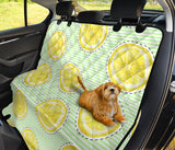 Slice Of Lemon Pattern Dog Car Seat Covers