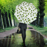 Sketch Funny Frog Pattern Umbrella