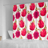 Dragon Fruits Design Pattern Shower Curtain Fulfilled In US