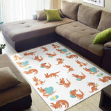 Cute Kangaroo Pattern Area Rug
