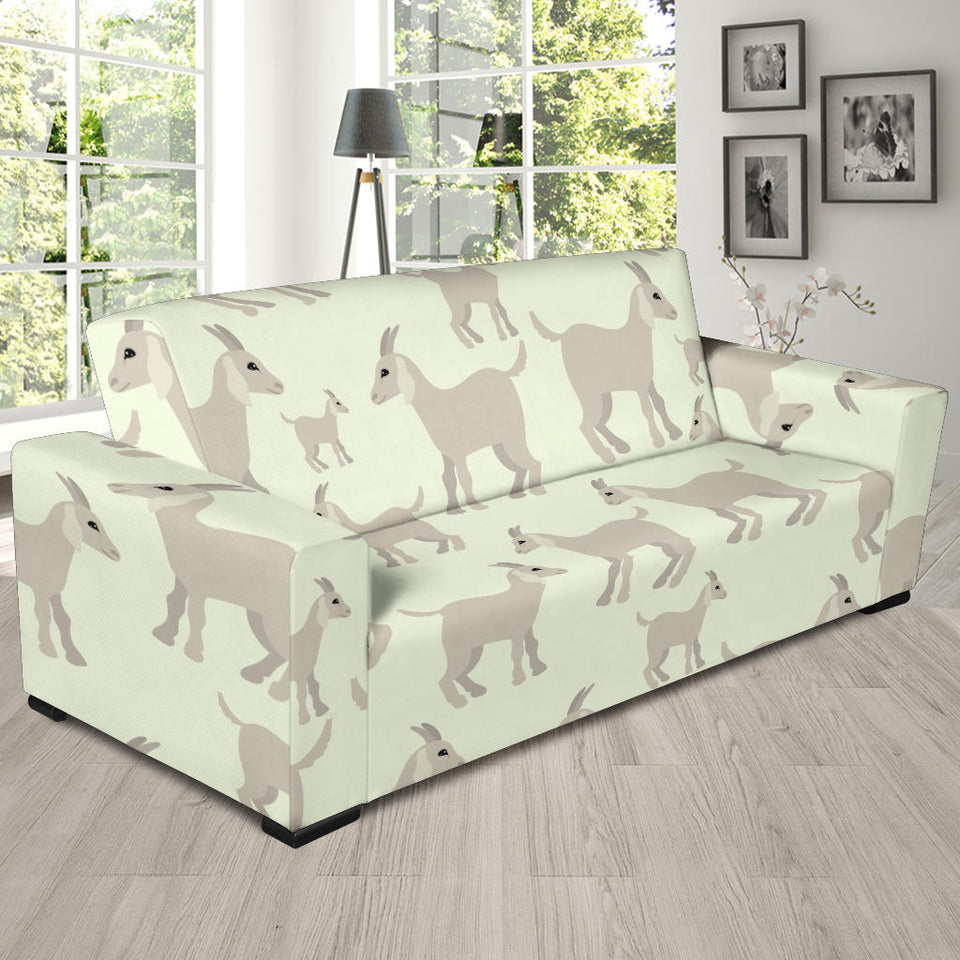 Little Young Goat Pattern Sofa Slipcover