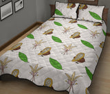 Color hand drawn cocoa pattern Quilt Bed Set