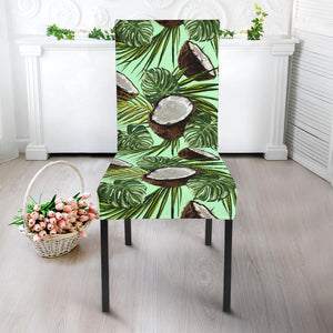 Coconut Pattern Print Design 02 Dining Chair Slipcover