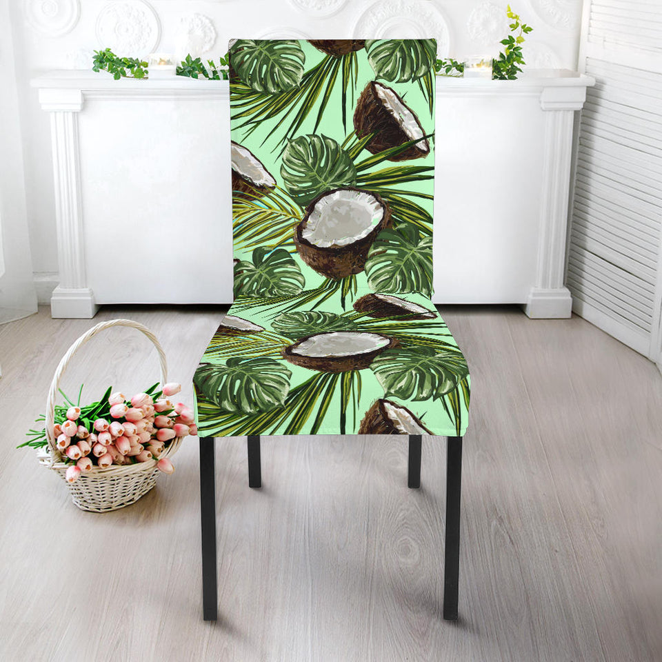 Coconut Pattern Print Design 02 Dining Chair Slipcover