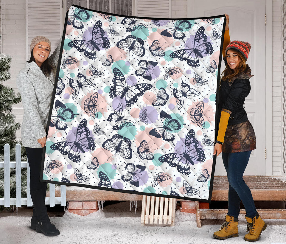 Butterfly Pattern Premium Quilt