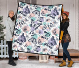 Butterfly Pattern Premium Quilt