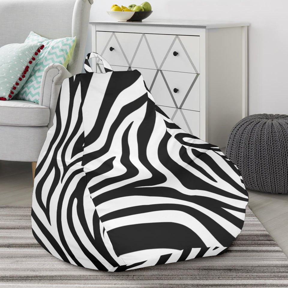 Zebra Skin Pattern Bean Bag Cover