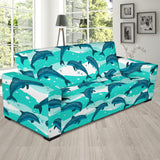 Dolphin Sea Pattern Sofa Slipcover