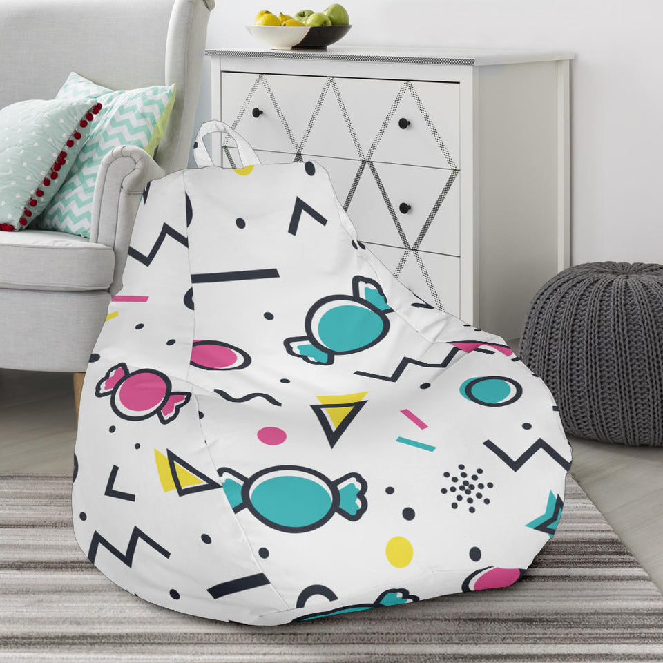 Candy Design Pattern Bean Bag Cover