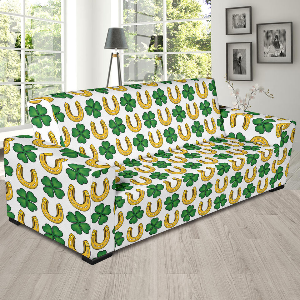 Horseshoes Pattern Print Design 04 Sofa Slipcover