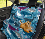 Whale Design Pattern Dog Car Seat Covers