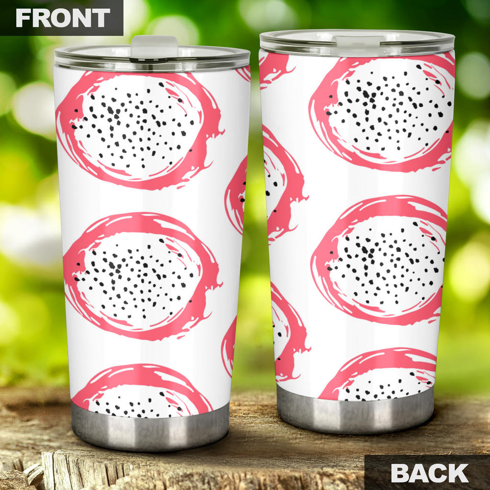 Hand Drawn Dragon Fruit Tumbler