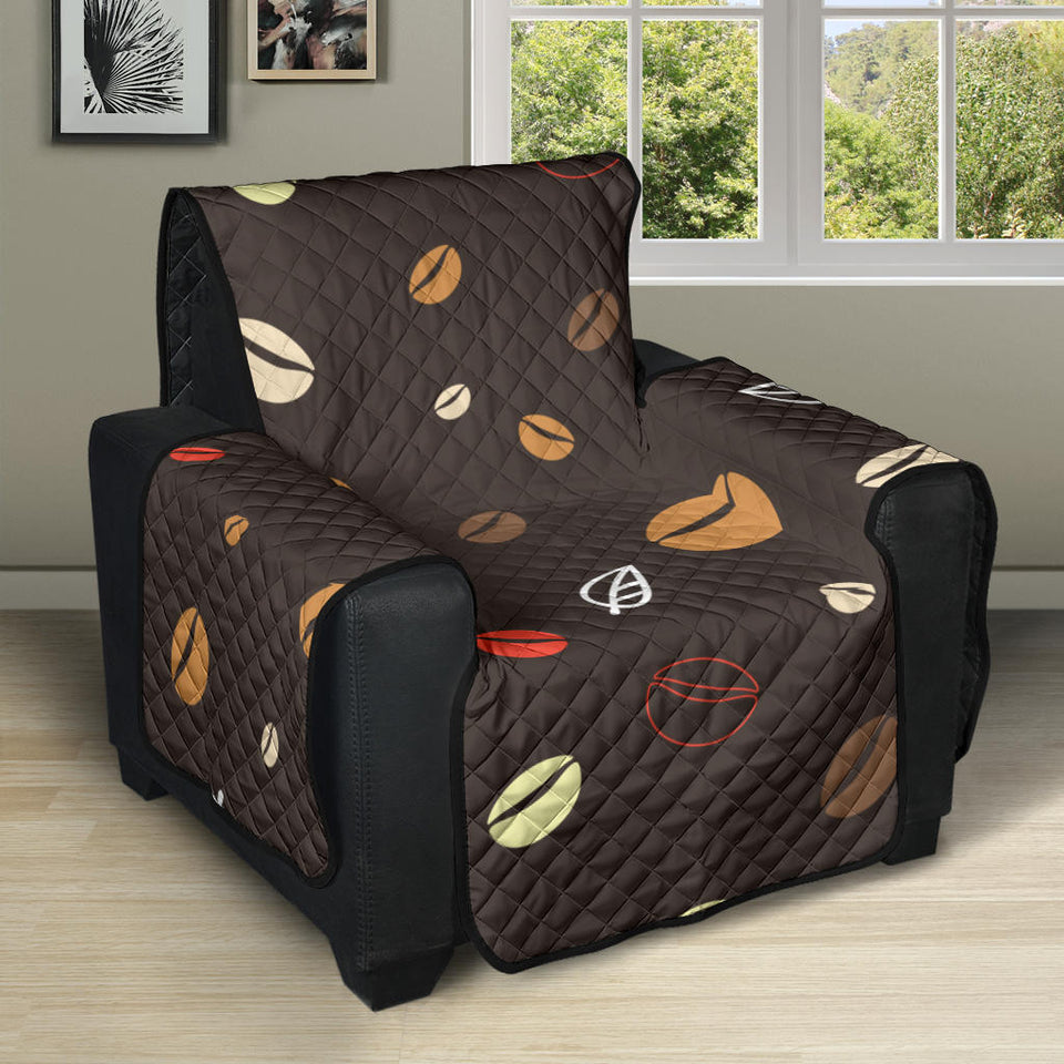 Coffee bean leave pattern Recliner Cover Protector