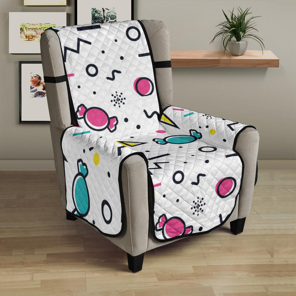 Candy design pattern Chair Cover Protector