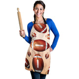American Football Ball Design Pattern Adjustable Apron