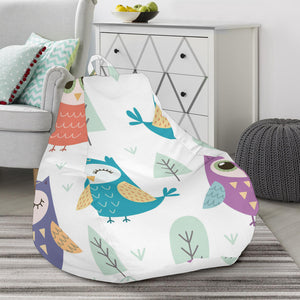 Cute Owl Pattern Bean Bag Cover