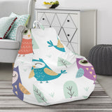Cute Owl Pattern Bean Bag Cover